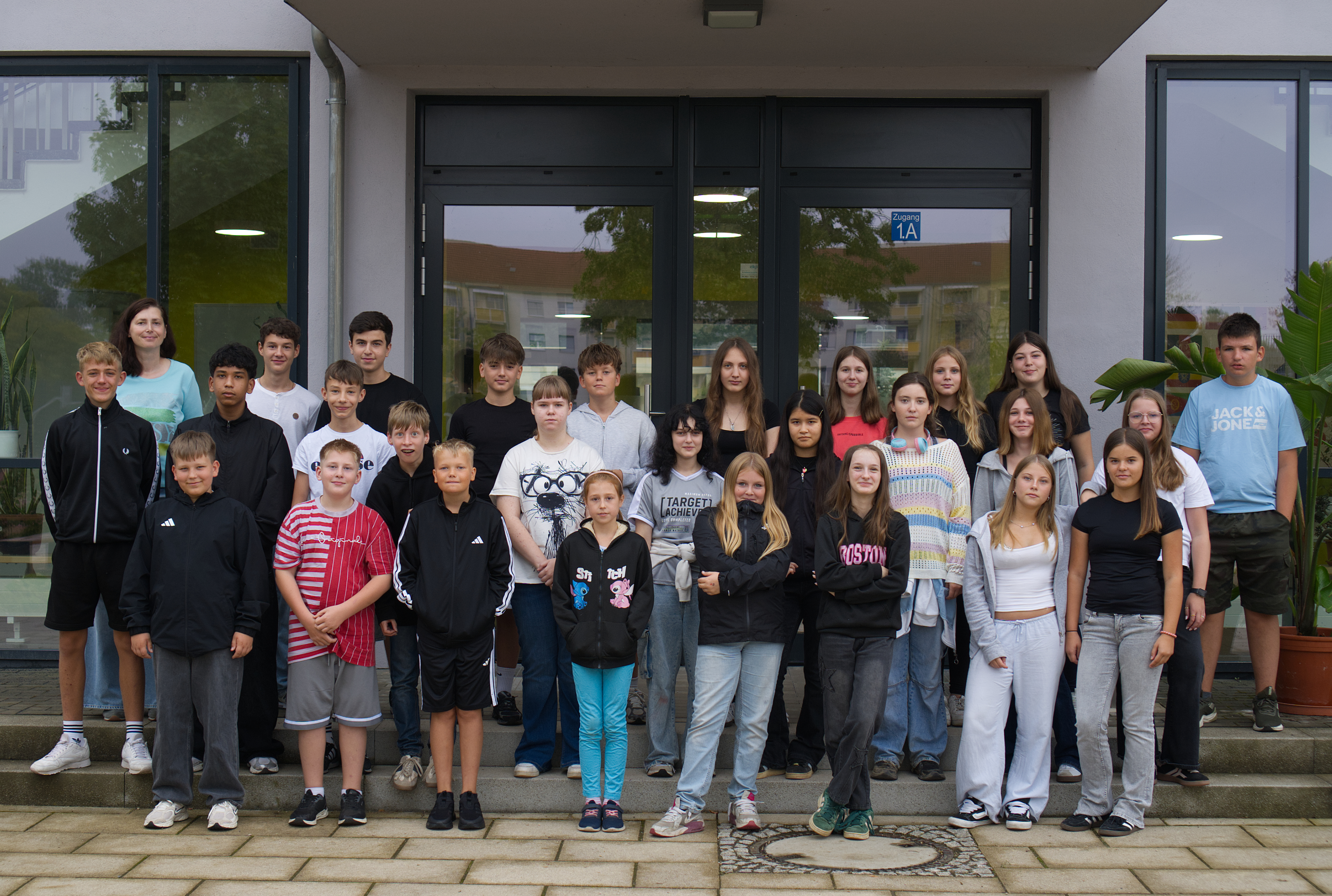 Das Bild zeigt die Klasse 7c.