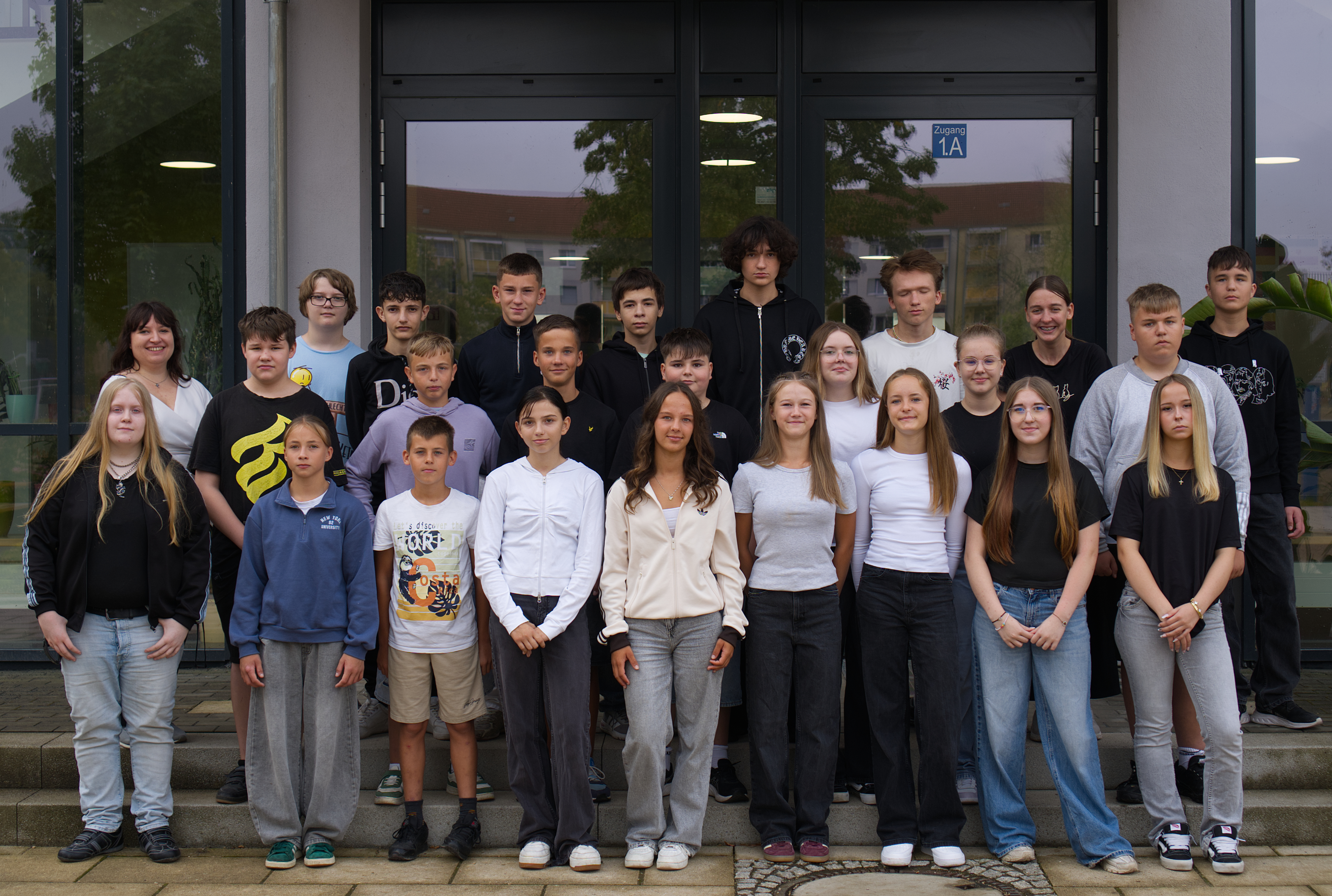 Das Bild zeigt die Klasse 8d.